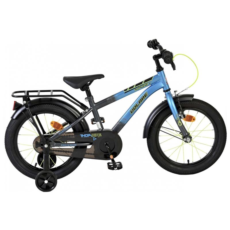 16 inch Volare ThomBike Adventure zwart / blauw
