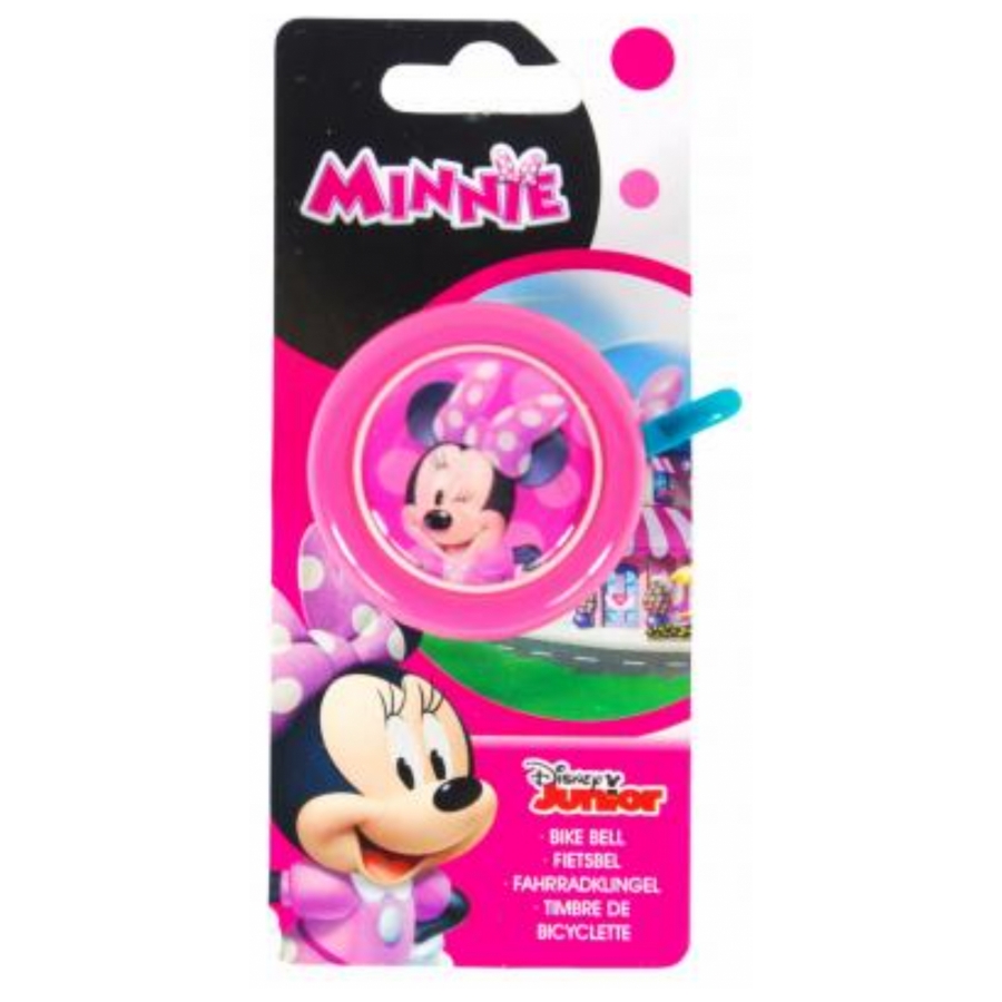 Fietsbel Disney Minnie Bow-Tique metaal roze