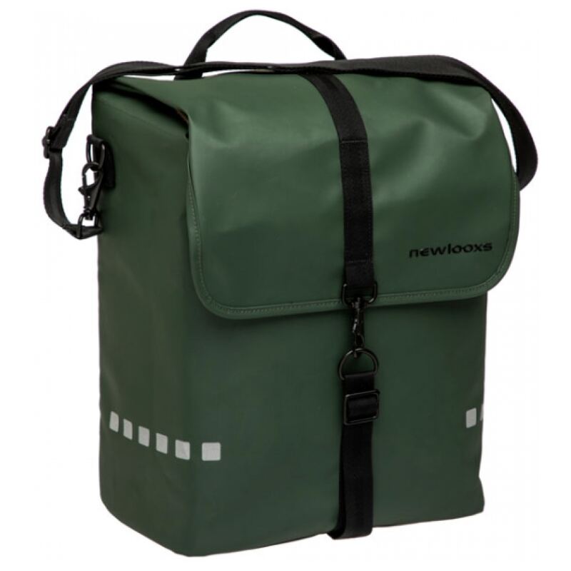 Fietstas New Looxs Odense enkel 17.5 liter groen