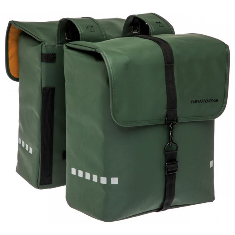 Fietstassen New Looxs Odense dubbel 39 liter groen