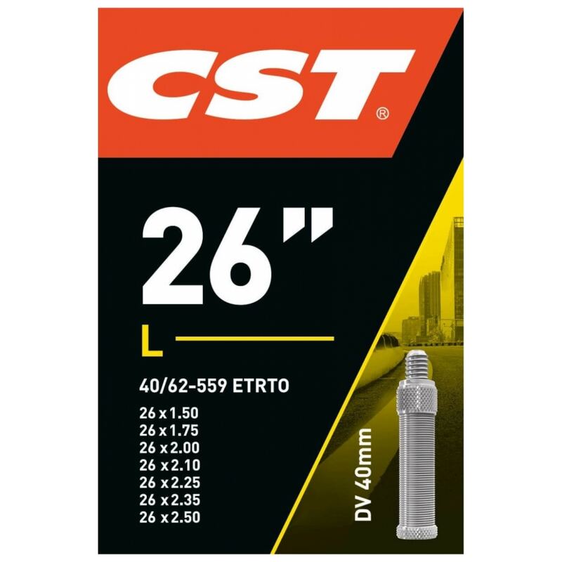Binnenband CST 26 inch universeel Dunlop ventiel (DV)