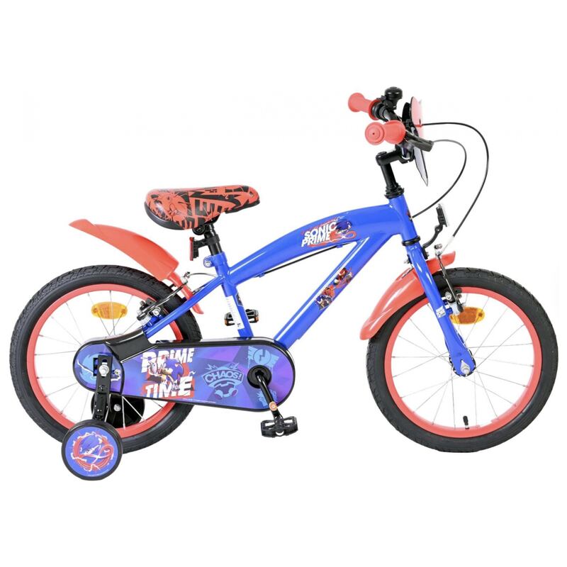 16 inch Volare Sonic Prime blauw / rood