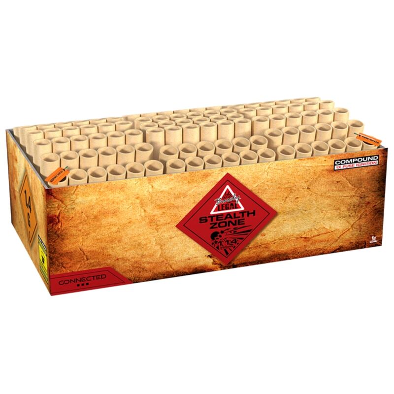 Stealth Zone compound cakebox - Barely Legal (1500 gram / 114 schots)