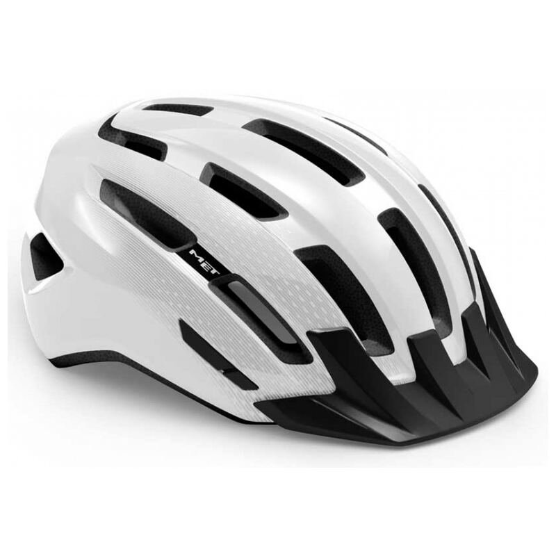 Fietshelm MET Downtown met MIPS 58 - 61cm wit