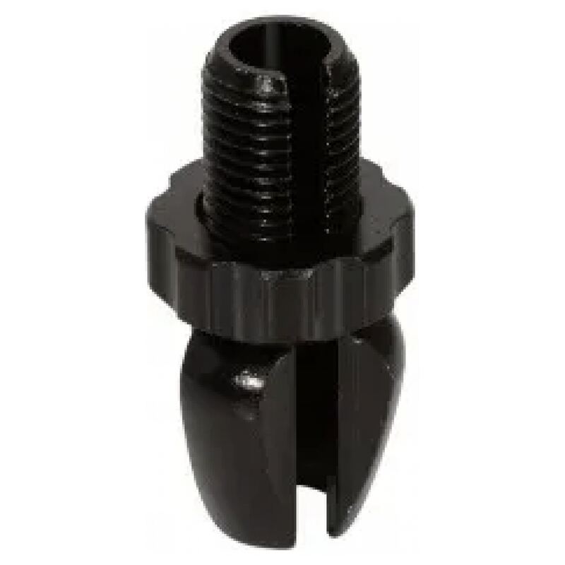 Stelbout Elvedes remhendel M10 aluminium zwart
