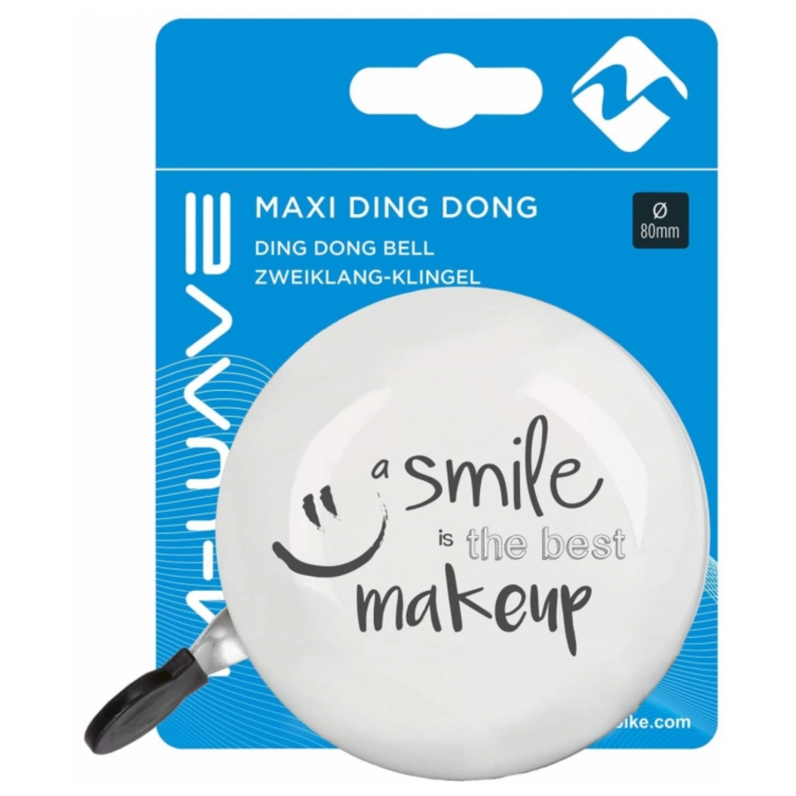 Fietsbel M-Wave Maxi Ding Dong aluminium smile