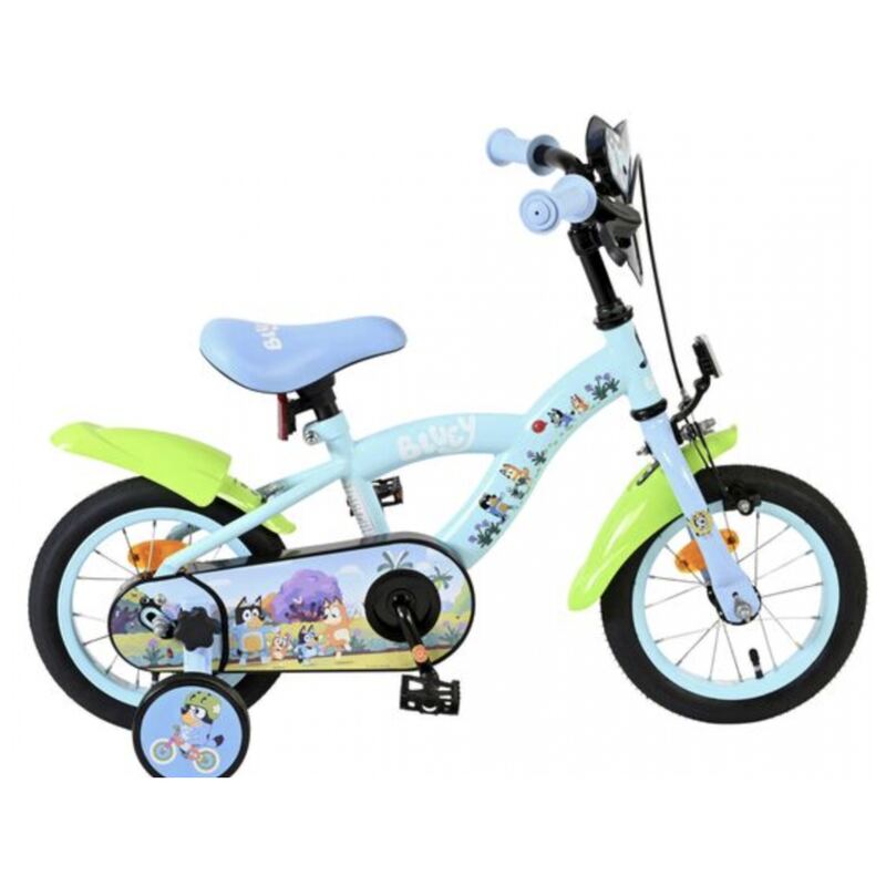 12 inch Volare Bluey and Family blauw / groen