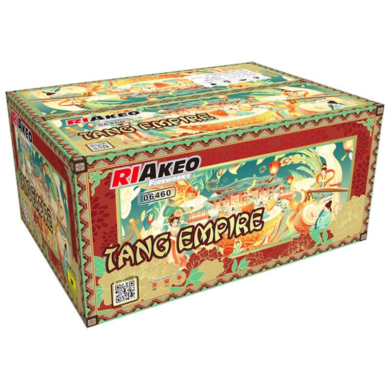 Tang Empire compound cakebox - Riakeo Fireworks (1750 gram / 96 schots)
