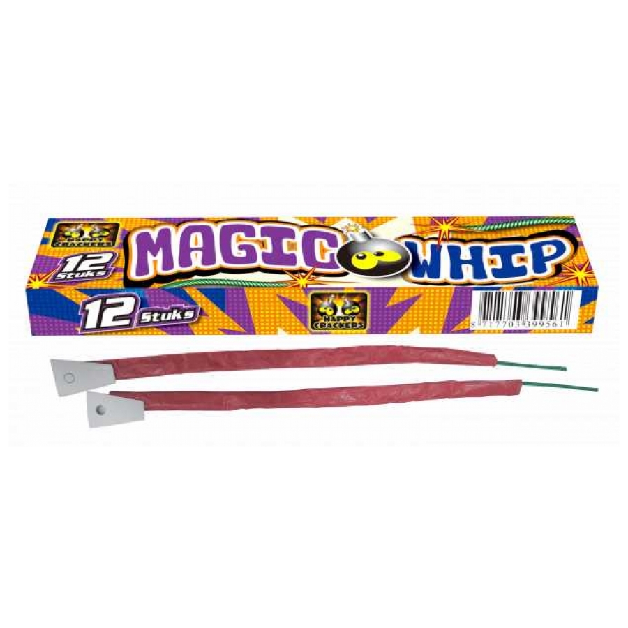 Magic Whip knetterlinten - Vulcan Fireworks (10 stuks / doos)