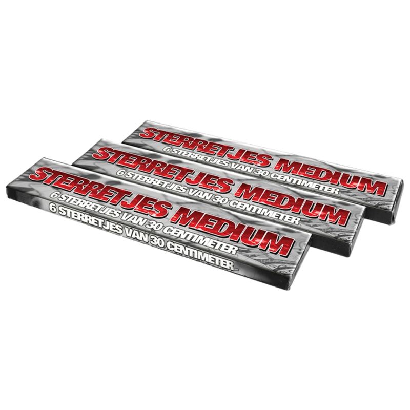 Smaragd 30cm MEDIUM sterretjes - Wolff Vuurwerk (18 stuks / pak)