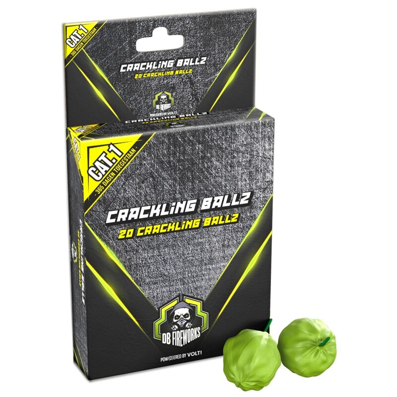 Crackling Ballz knetterballen - DB Fireworks (20 stuks / pak)