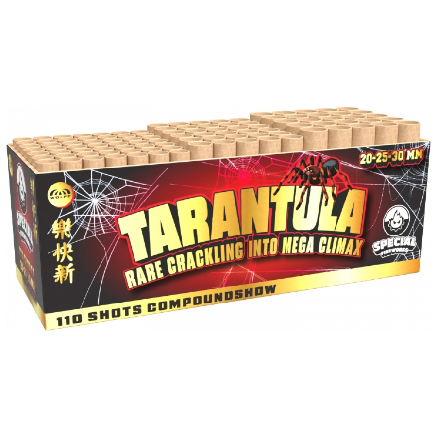 Tarantula compound cakebox - Special Fireworks (1300 gram / 110 schots)