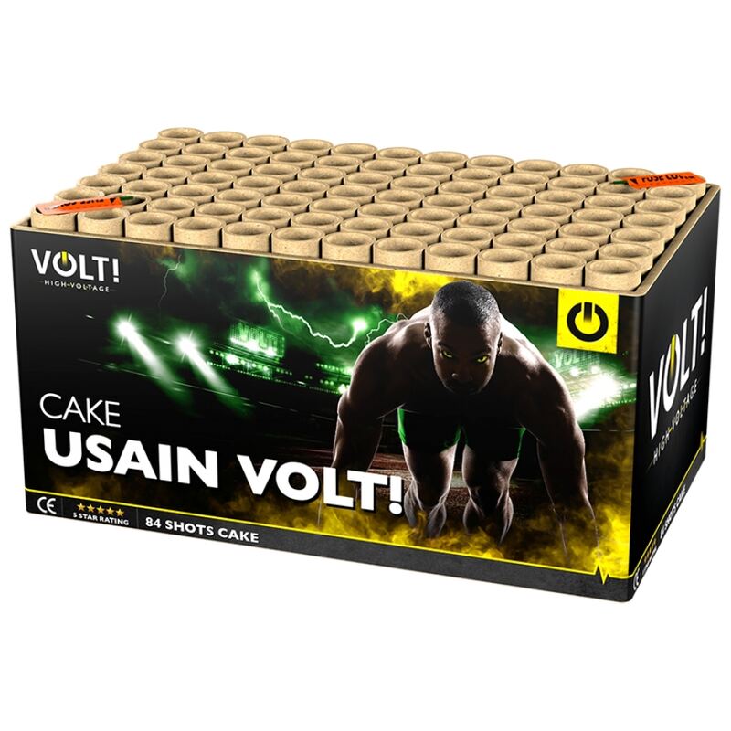 Usain VOLT! siercake - VOLT! Collection (500 gram / 85 schots)