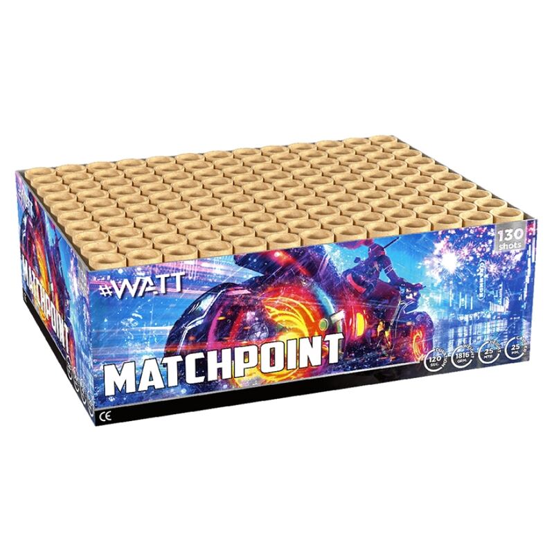 Matchpoint Mix compound cakebox - #WATT Collection (1800 gram / 130 schots)