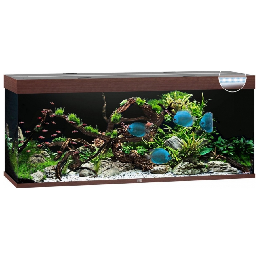 Juwel Aquarium Rio 450 Led - Donkere houtkleur