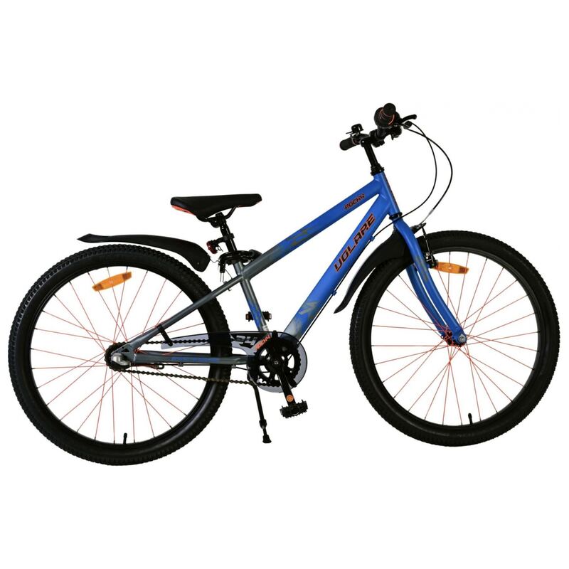 24 inch Volare Rocky Mountainbike 3 Speed blauw