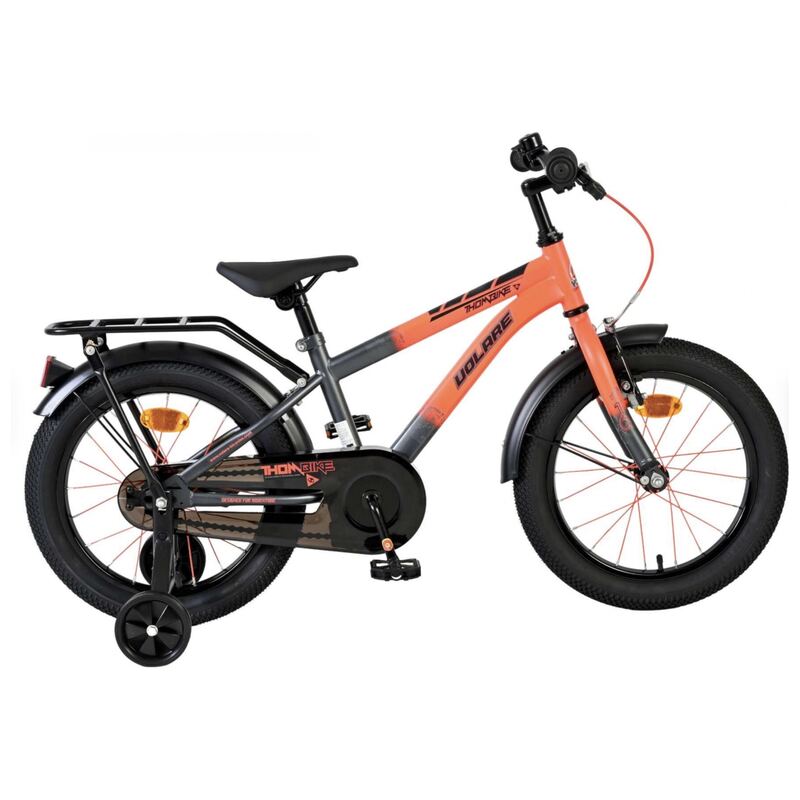 16 inch Volare ThomBike Adventure zwart / oranje