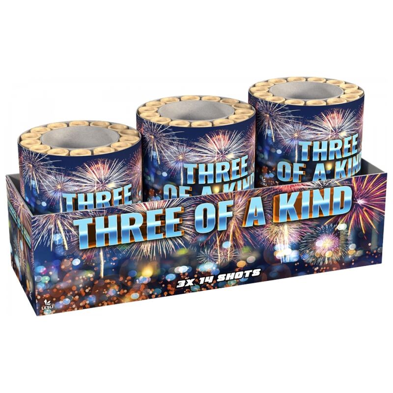 Three Of A Kind Combideal siercakes - Lesli Fireworks (300 gram / 42 schots)
