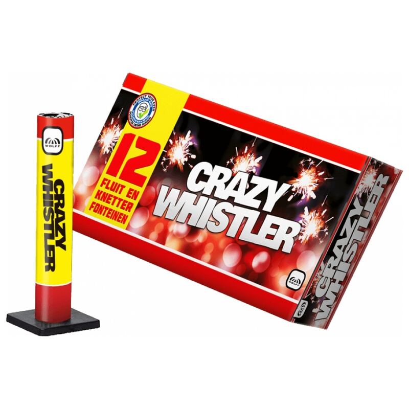 Crazy Whistler Howling Crackers fonteinen - Wolff Vuurwerk (12 stuks / pak)