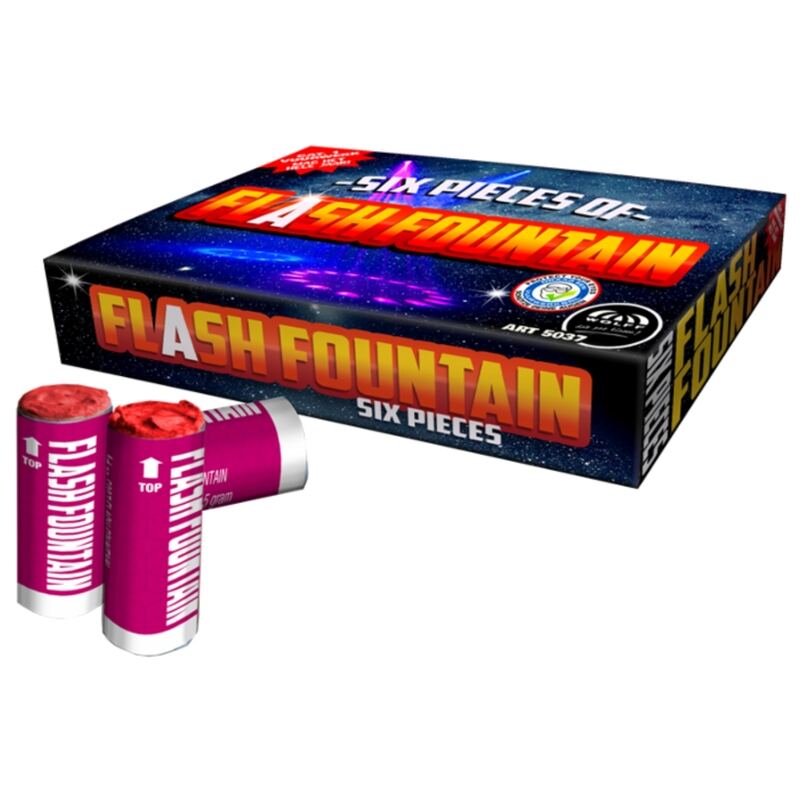 Extreme Flash Fountain fonteinen - Wolff Vuurwerk (6 stuks / pak)