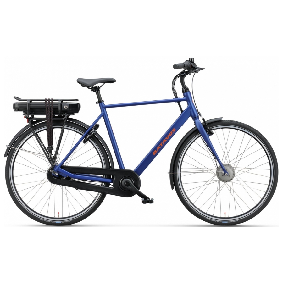 uit brandwonden kabel 28 inch Batavus Fonk E-Go 7 Speed elektrisch 400Wh mat-blauw heren (61cm)  // Harings Tweewielers Almelo