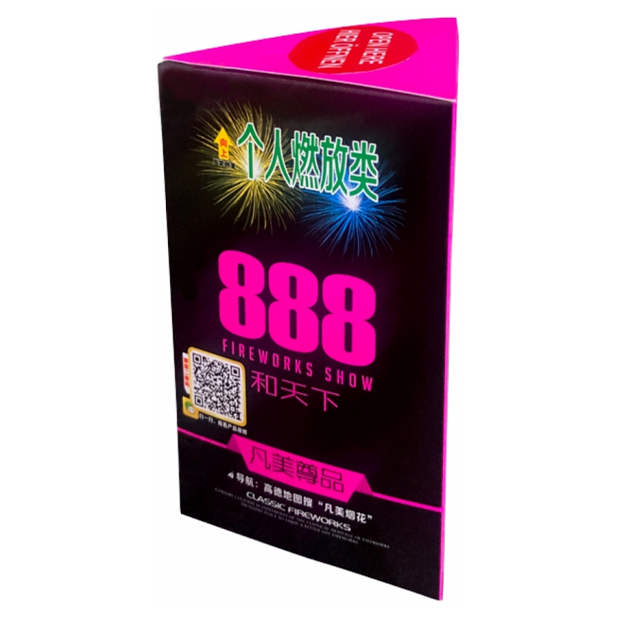 Fountain 888 Sparkling fontein - Wolff Vuurwerk (per stuk)