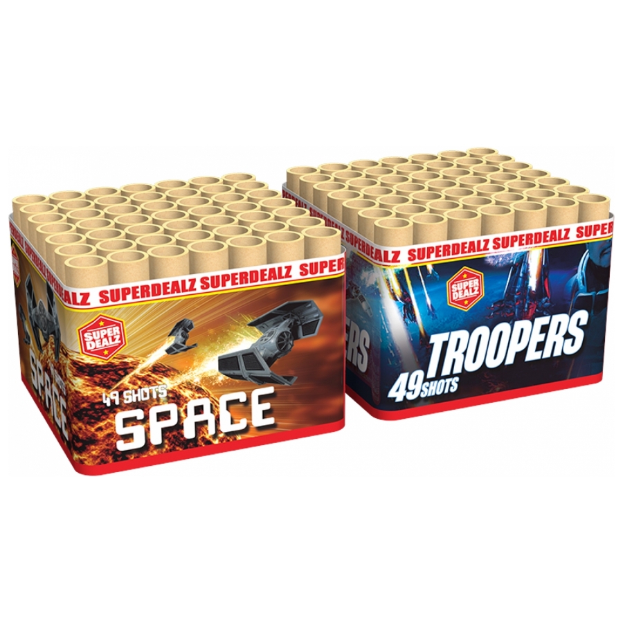 Space Troopers combideal siercakes - Superdealz (235 gram / 98 schots)