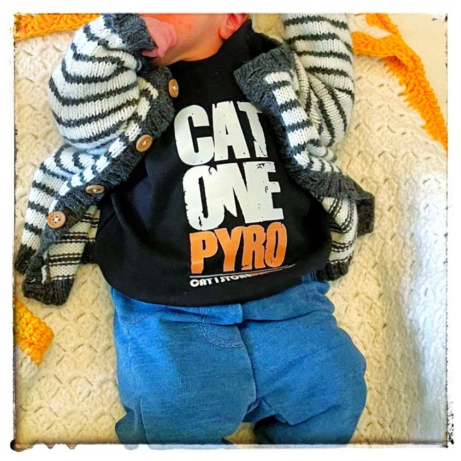 CAT ONE PYRO Limited Baby longsleeve (new born)