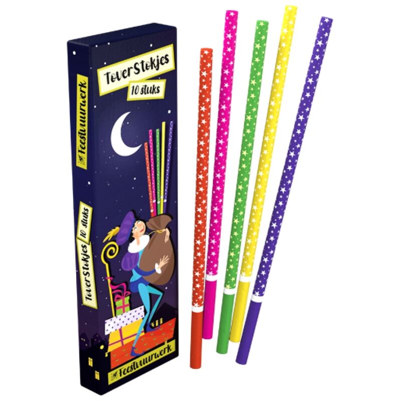 Toverstokjes gekleurde sterren