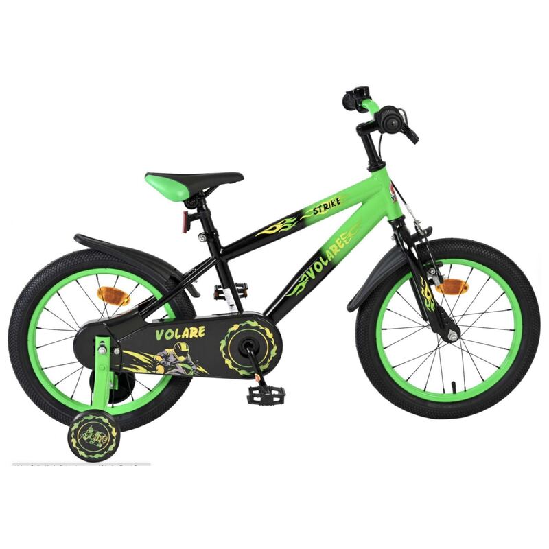 16 inch Volare Strike Moto Racer zwart / groen