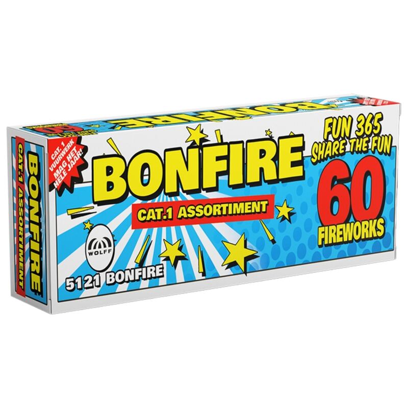 Bonfire Assortment Pack pakket - Wolff Vuurwerk (60 stuks / pak)