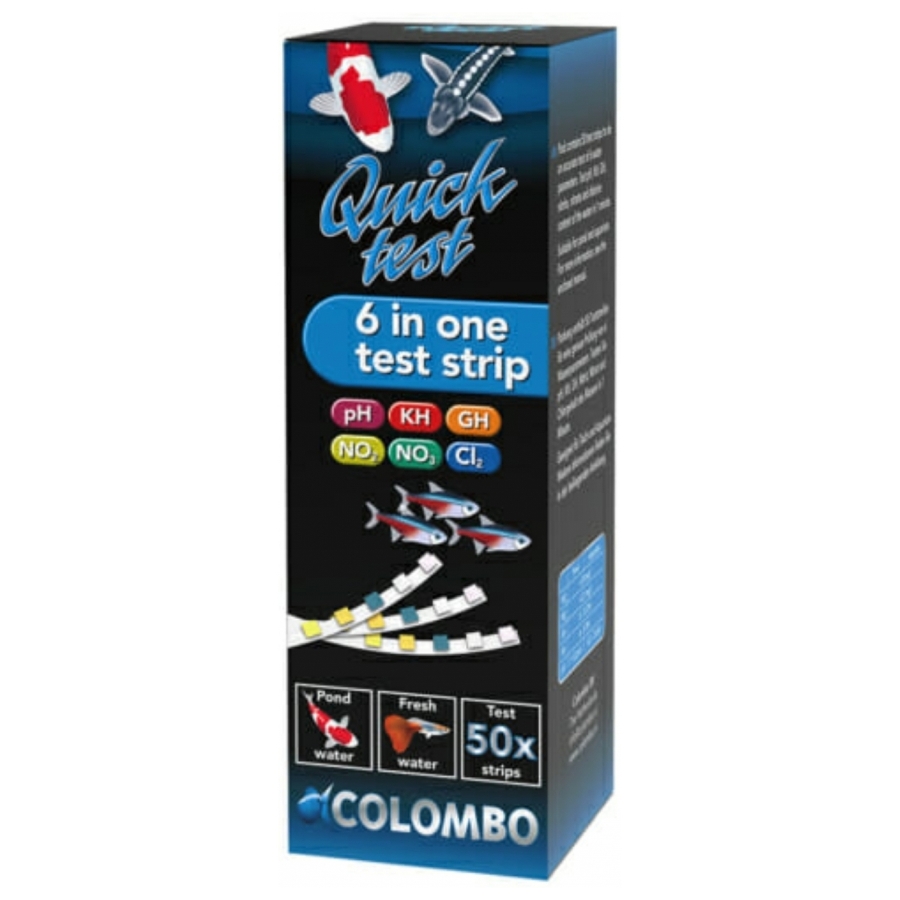 Colombo QuickTest 6-in-1 50x teststrips