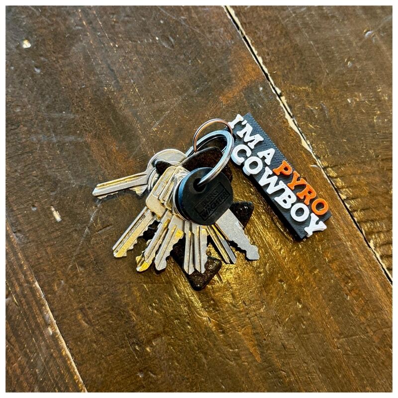 Sleutelhanger COWBOY PYRO - Harings Merchandise (1 stuk)