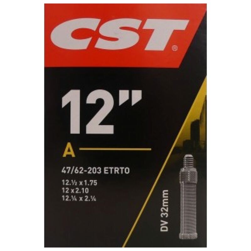 Binnenband CST 12 inch universeel Dunlop ventiel (DV)