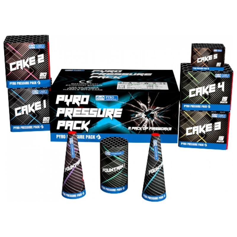 Pyro Pressure Pack pakket - Wolff Selection (8 stuks / doos)
