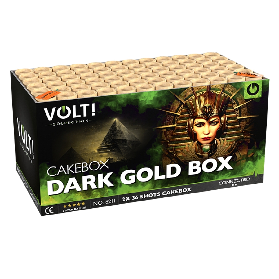 Dark Gold Box compound cakebox - VOLT! Collection (1000 gram / 72 schots)