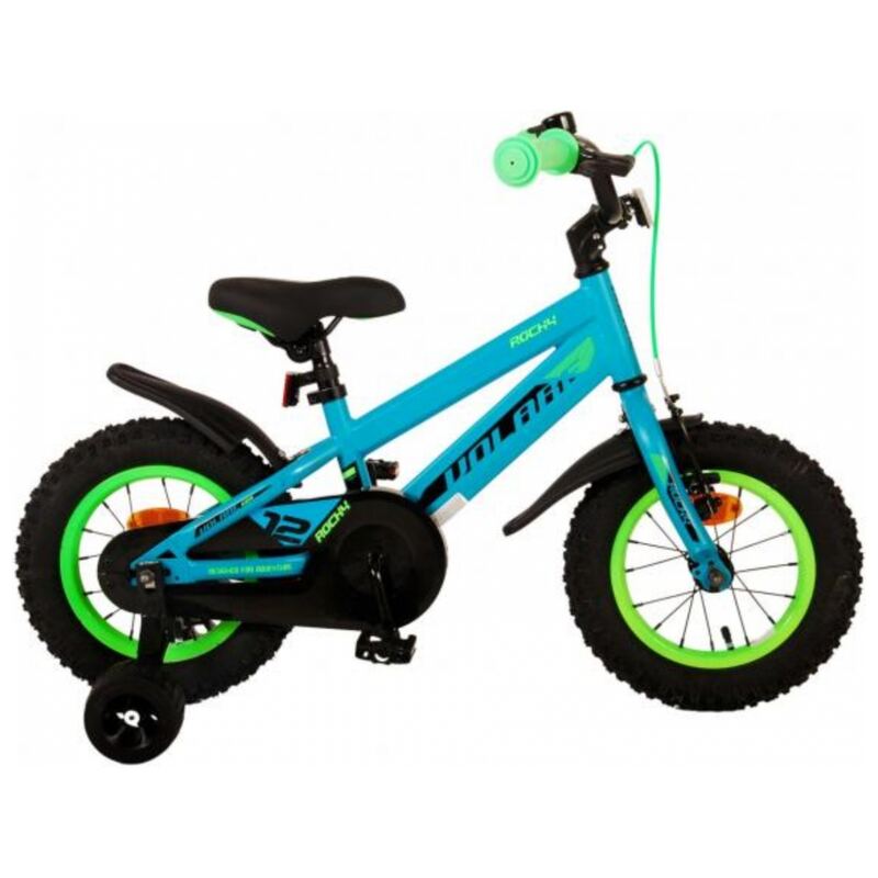 12 inch Volare Rocky Offroad MTB blauw / groen