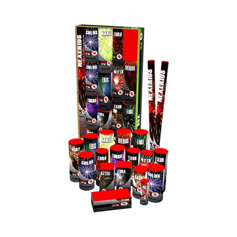 Green Devil Box M pakket - Lesli Fireworks (19 stuks / pakket)