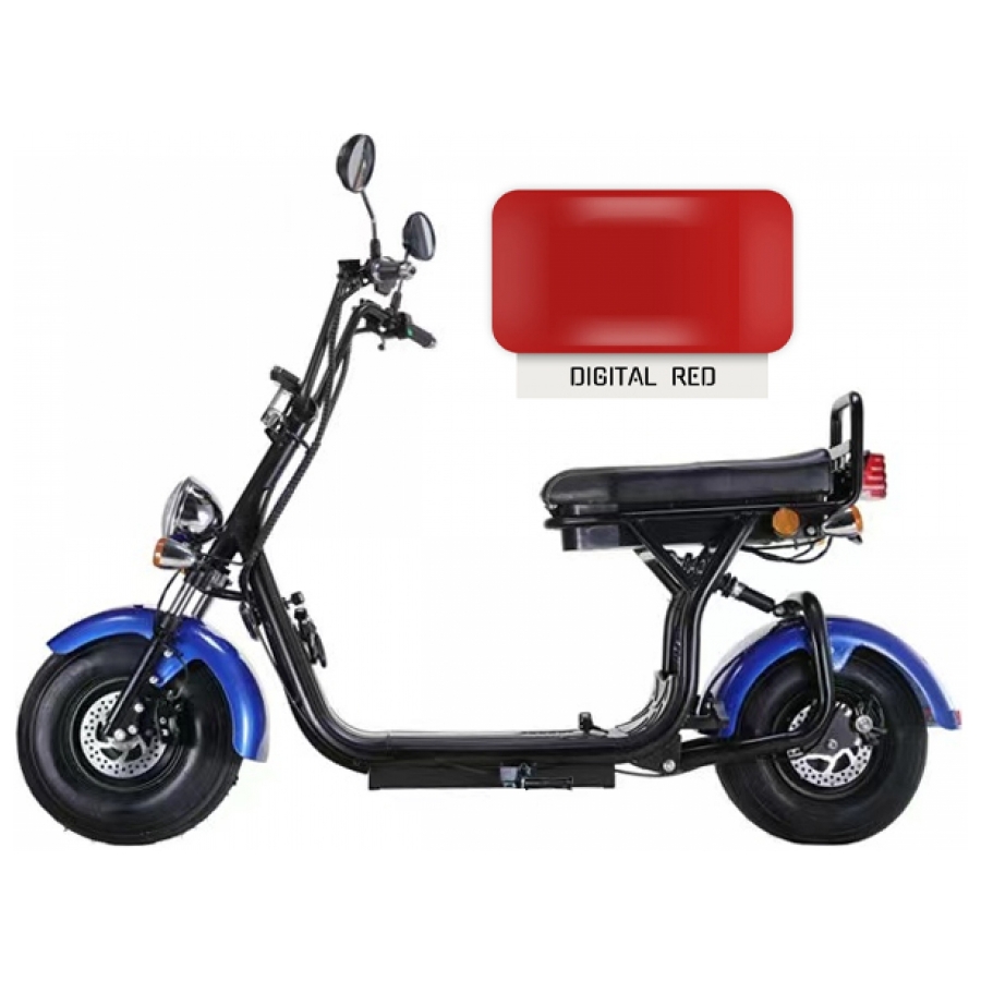 Johann Bumblebee MK2 elektrische scooter 900Wh Digital Red