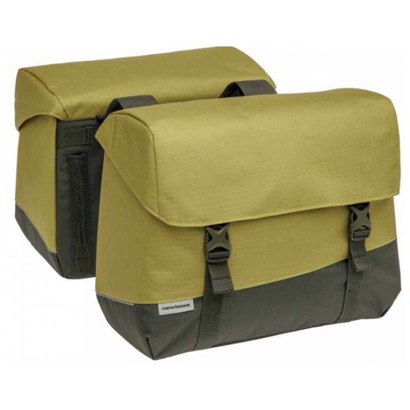 Fietstassen New Looxs Joli Oslo dubbel 37 liter groen