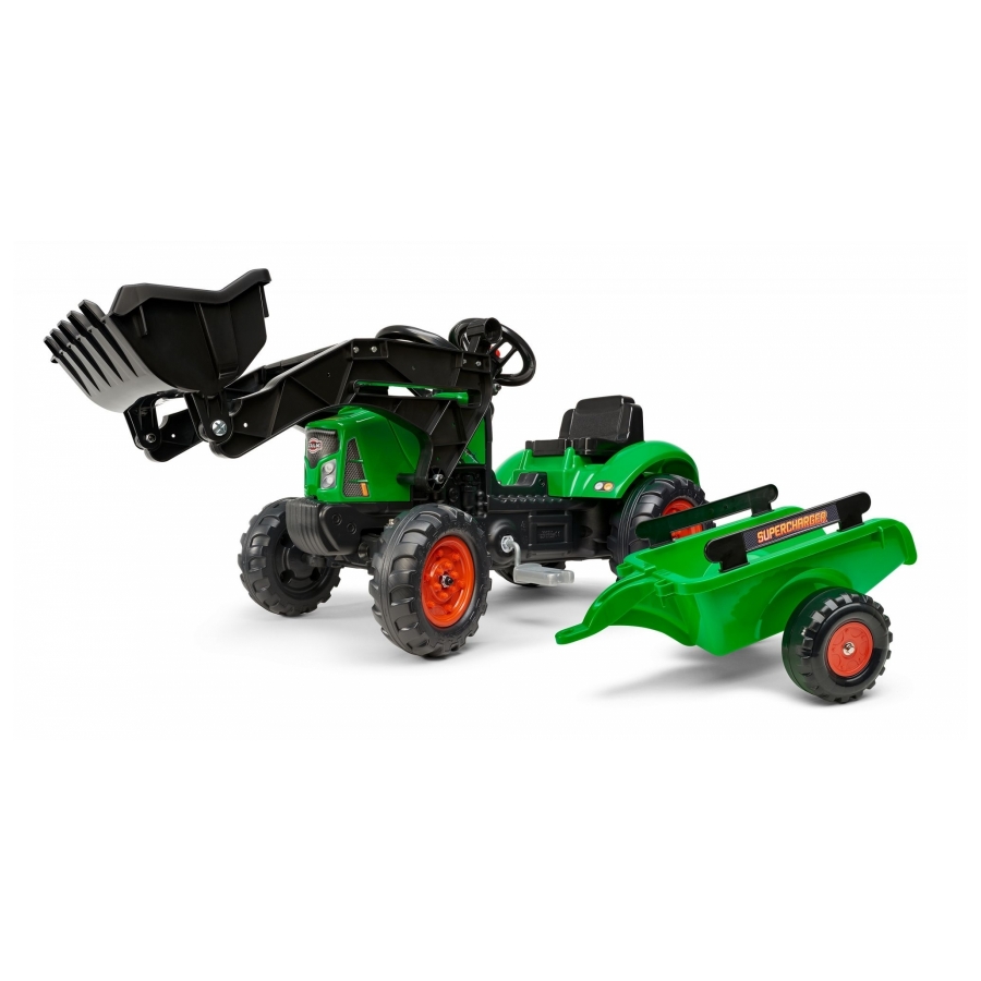 Falk Supercharger+Shovel trap tractor groen