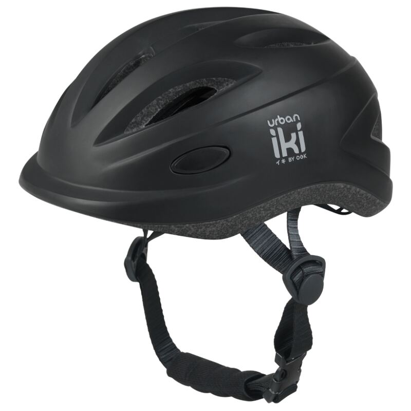 Fietshelm Urban Iki Comfort kinderen licht zwart S