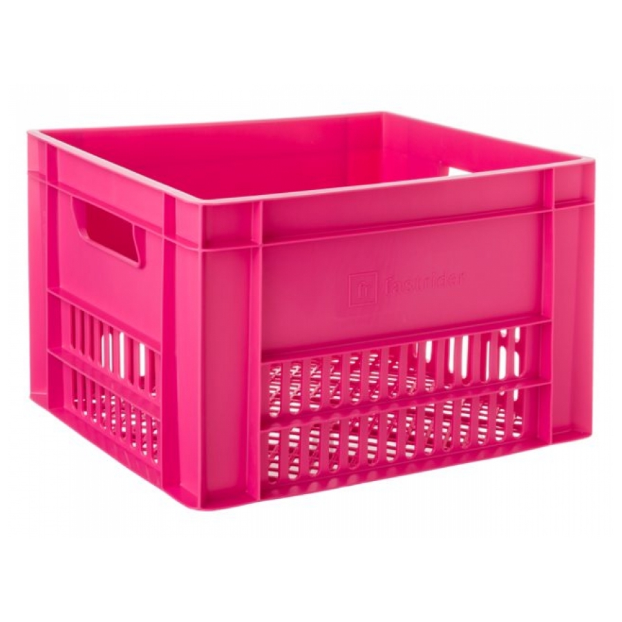 Krat Fastrider gerecycled extra groot roze
