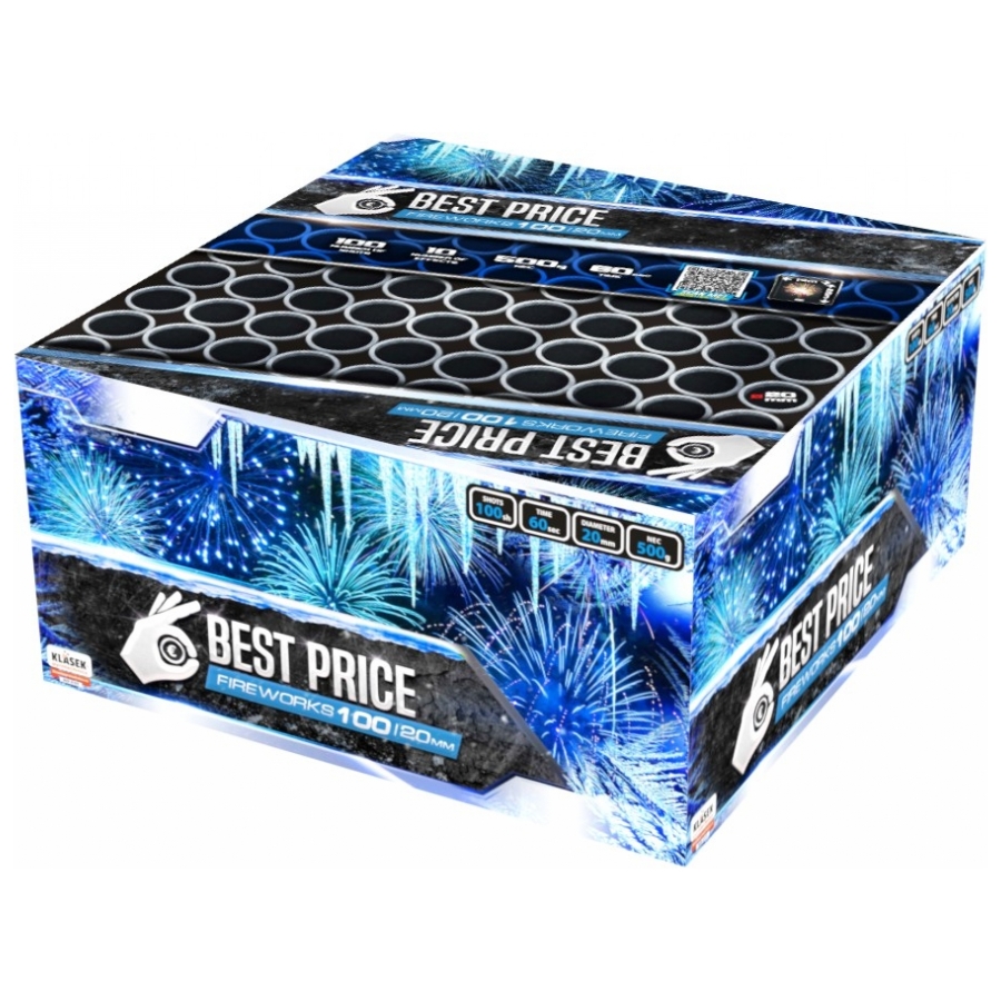 Best Price Frozen 100 LTD - Klasek Pyrotechnics (500 gram / 100 schots)
