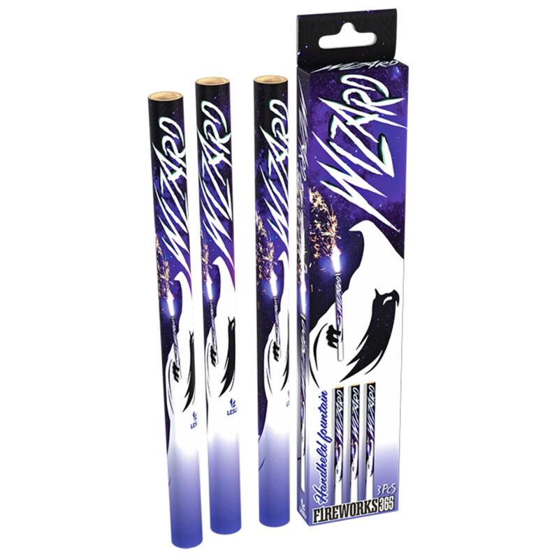 Wizard Glitter Fakkels fonteinen - Lesli Fireworks (3 stuks / pak)
