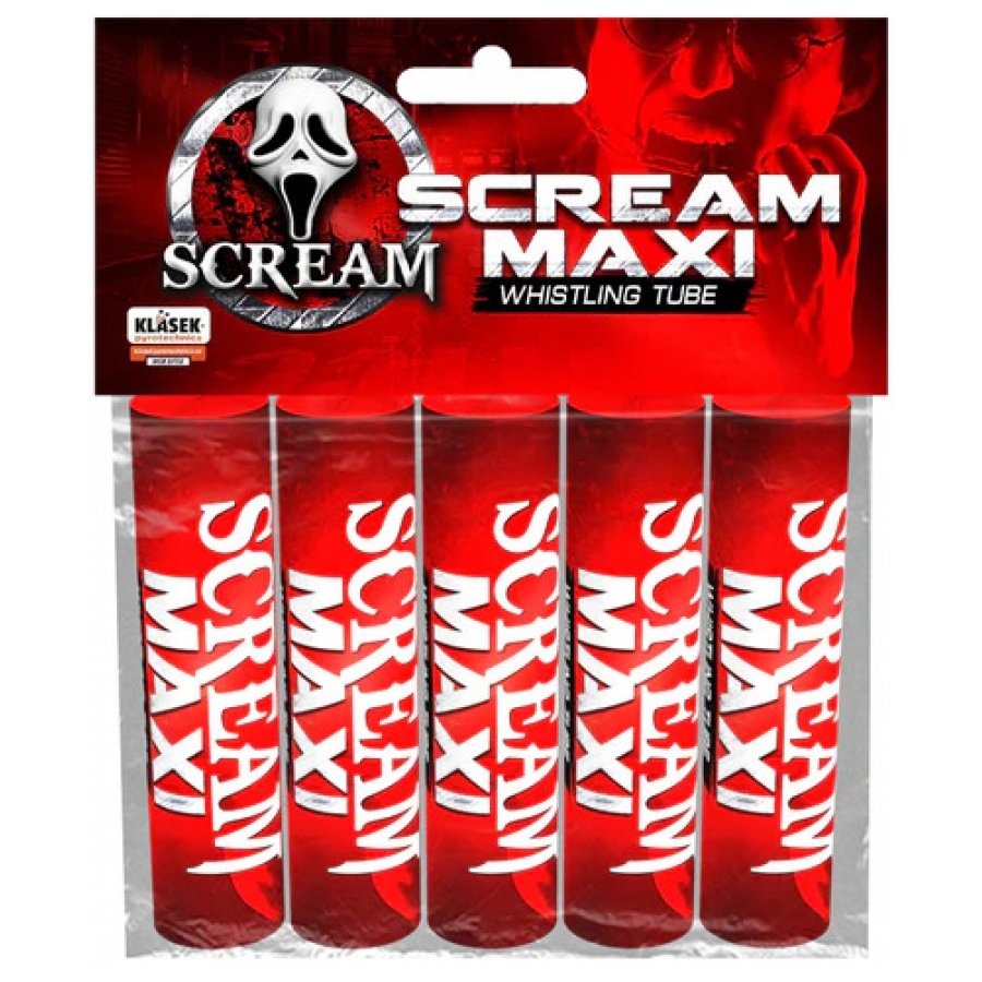 Scream MAXI Whistling Tubes luchthuilers - Klasek Pyrotechnics (5 stuks / pak)